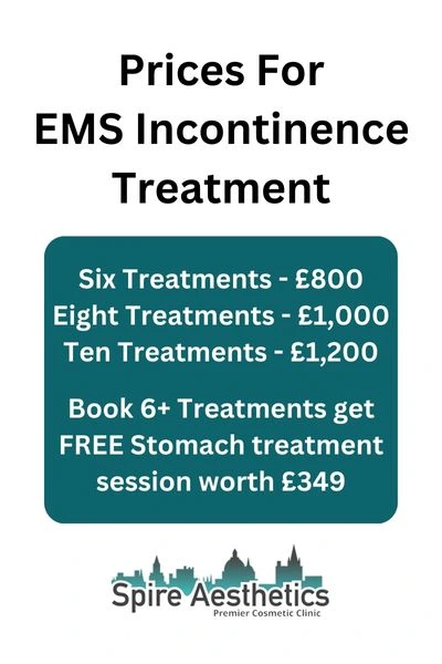 EMS Incontinence Treatment Prices Wilmslow
