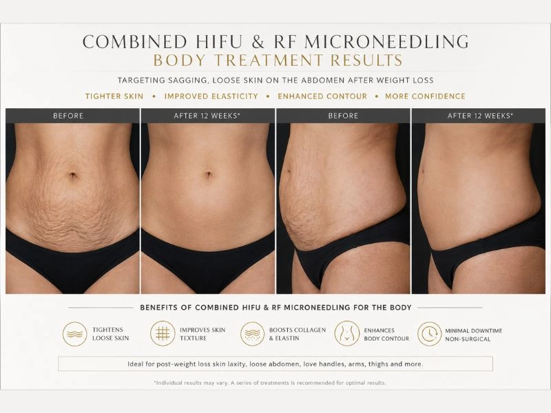 ultimate skin tightening treatment results Wilmslow
